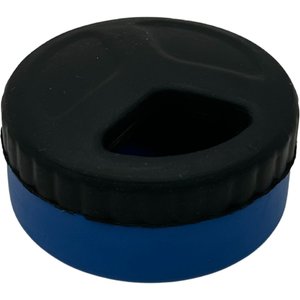 EVERFETCH Natural Rubber Hockey Disc Treat-Dispenser Beef Scented Dog Chew Toy