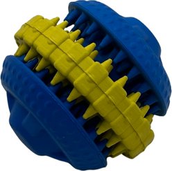 EVERFETCH Natural Rubber Modular Dental Ball Chicken Scented Dog Chew Toy