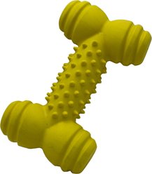 EVERFETCH Natural Rubber Dental Bone Peanut Butter Scented Dog Chew Toy slide 1 of 6