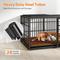 Show in main carousel: Yafylly Heavy Duty Double Door Dog Crate with 2 Removable Pans, Black, X-Large: 61 inch slide 7 of 8