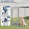Show in main carousel: Yafylly Outdoor Dog Kennel, Silver, Large: 121.4 x 121.4 x 76-in slide 3 of 7
