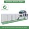 Show in main carousel: Yafylly Outdoor Wooden Chicken Coop with Perch, Gray, Gray, Large slide 4 of 7
