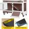 Show in main carousel: Aivituvin AIR77 Outdoor & Indoor Wheeled Bunny & Rabbit Hutch, Brown, 36-L slide 3 of 6