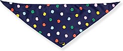 Kate Spade New York Dog Bandana, Watercolor Dot, Large