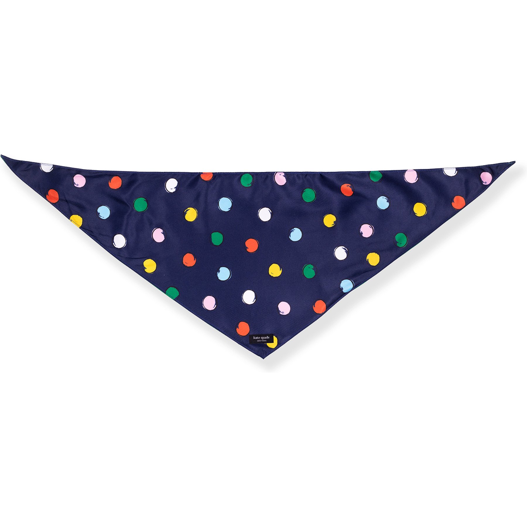 Kate Spade New York Dog Bandana, Watercolor Dot, Large