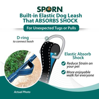 Show full view: Sporn Child Co-Walk Dog Training Leash, Standard, Blue slide 6 of 10