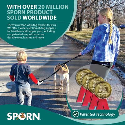 Show full view: Sporn Child Co-Walk Dog Training Leash, Standard, Black slide 6 of 9