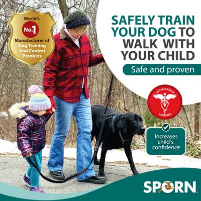 Show full view: Sporn Child Co-Walk Dog Training Leash, Standard, Black slide 2 of 9