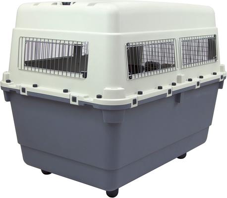 Show full view: SportPet Designs Airline Compliant Dog Kennel, Grey, 3X-Large: 48-in slide 2 of 12