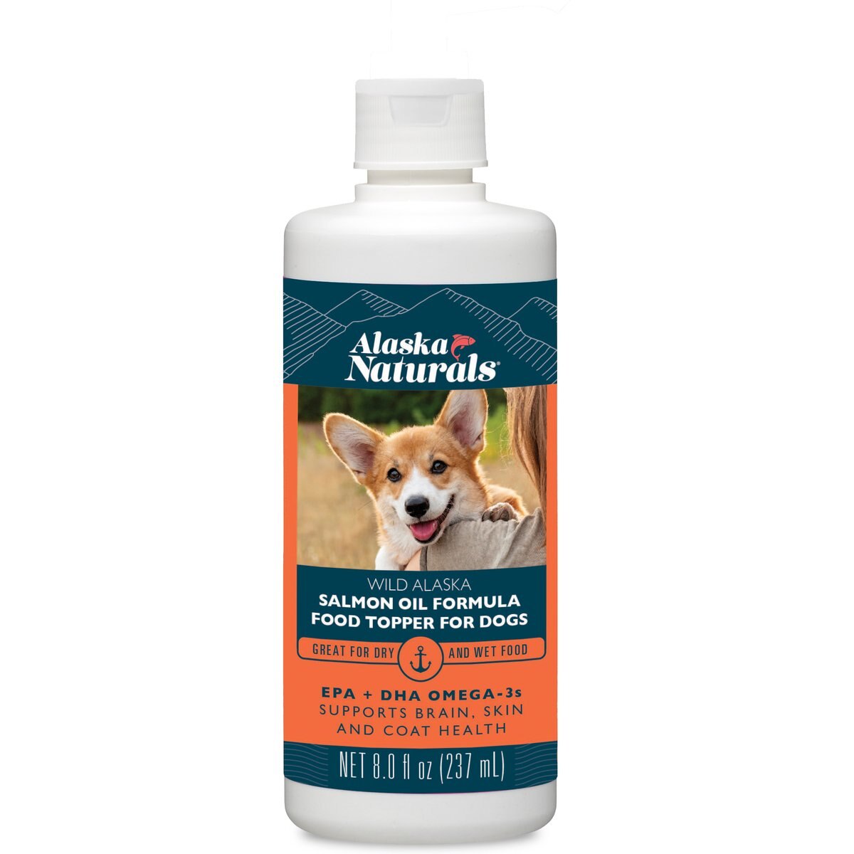 Alaska Naturals Wild Alaskan Salmon Oil Formula Dog Supplement, 8-fl oz bottle