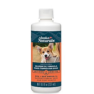 Alaska Naturals Wild Alaskan Salmon Oil Formula Dog Supplement, 8-fl oz bottle