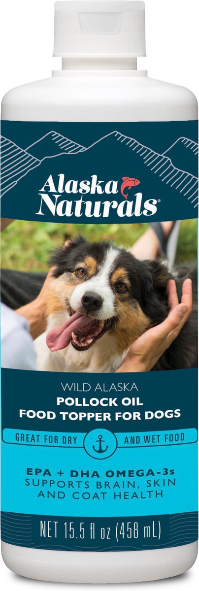 ALASKA NATURALS Wild Alaskan Pollock Oil Liquid Dog Supplement, 15.5-fl ...