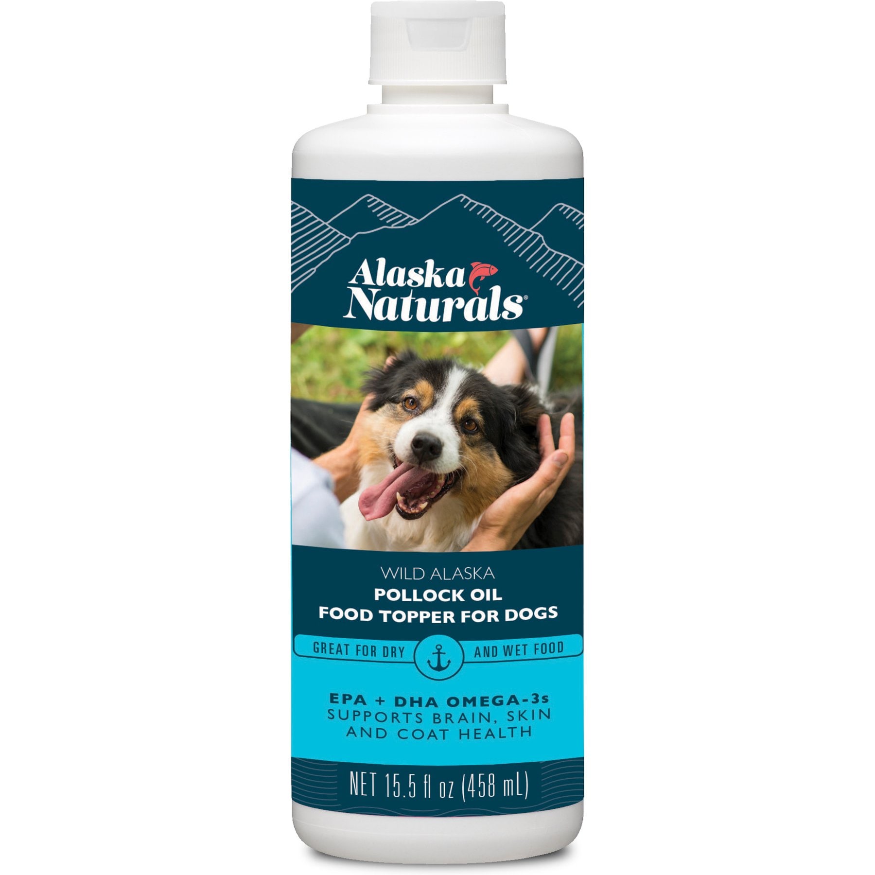 Alaska Naturals Wild Alaskan Polluck Oil Natural Dog Supplement, 16-oz