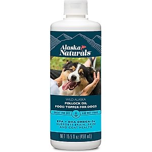 Alaska Naturals Wild Alaskan Pollock Oil Liquid Dog Supplement, 15.5-fl oz bottle