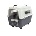 SportPet Designs Airline Approved Dog Kennel, Grey, Large: 31-in
