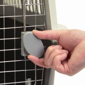 SportPet Designs Airline Approved Dog Kennel, Grey, Small: 24-in