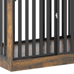 Wooflex Dog Crate Furniture with Large Metal Kennel, Rustic Brown, X-Large slide 2 of 7
