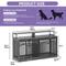 Show in main carousel: Wooflex Dog Crate Furniture with Large Metal Kennel, Gray, X-Large slide 3 of 9