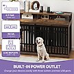 Show in main carousel: Wooflex Dog Crate Furniture with Large Metal Kennel, Rustic Brown, X-Large slide 4 of 8