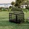 Show in main carousel: Zeus & Ruta Folding Metal Furniture Style Dog Crate with Wheels, Black, 48 inch slide 4 of 6