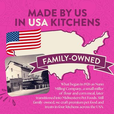 Show full view: Earthborn Holistic Meadow Feast Lamb Meal & Vegetables Grain-Free Dry Dog Food, 4-lb bag slide 6 of 8