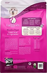 Earthborn Holistic Meadow Feast Lamb Meal & Vegetables Grain-Free Dry Dog Food, 25-lb bag slide 2 of 7