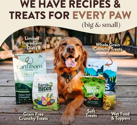 Show full view: Earthborn Holistic Primitive Natural Turkey Meal & Vegetables Grain-Free Dry Dog Food, 25-lb bag slide 8 of 10