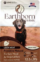 Earthborn Holistic Primitive Natural Turkey Meal & Vegetables Grain-Free Dry Dog Food, 12.5-lb bag