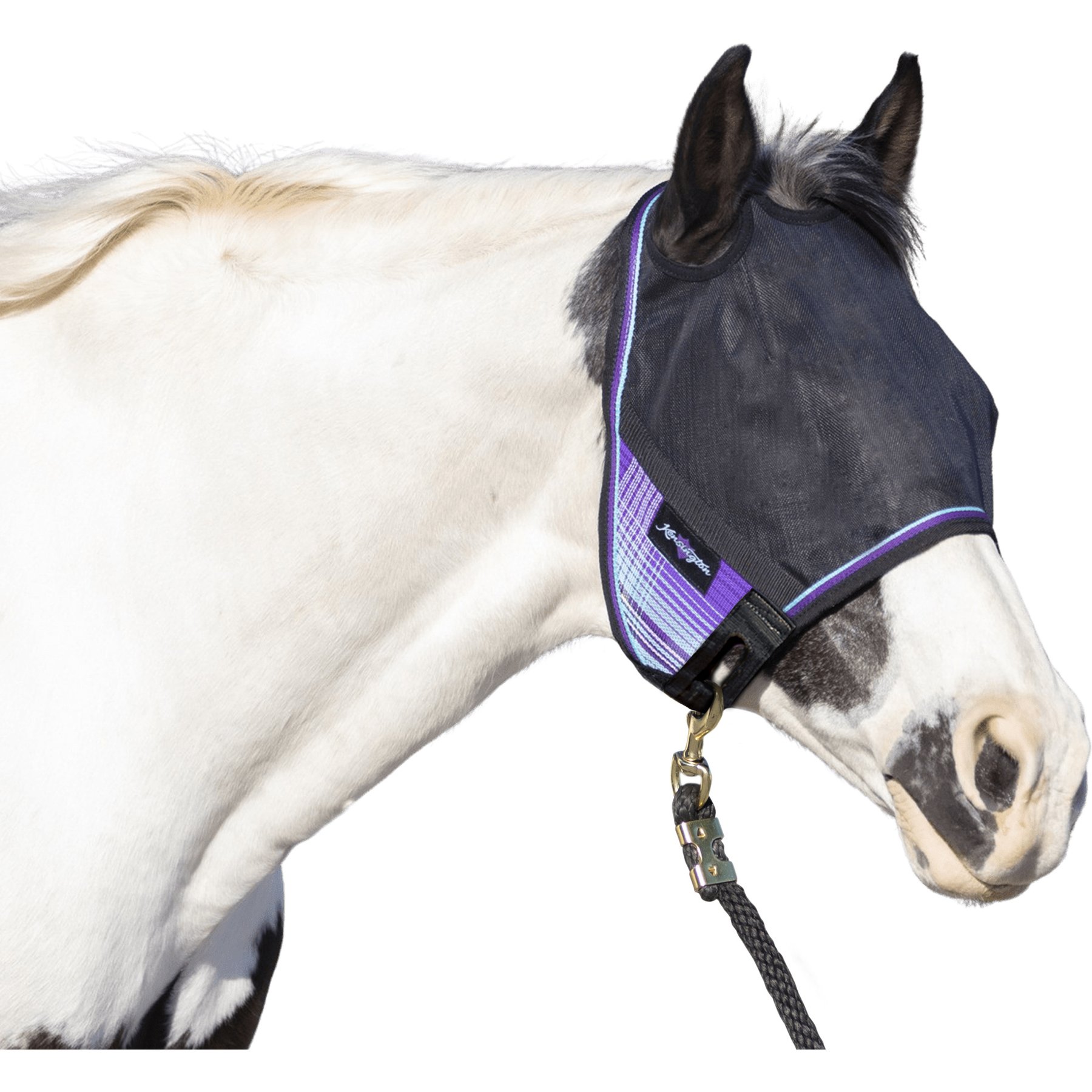 Kensington Protective Products UViator CatchMask Horse Fly Mask, Lavender Mint, Warmblood