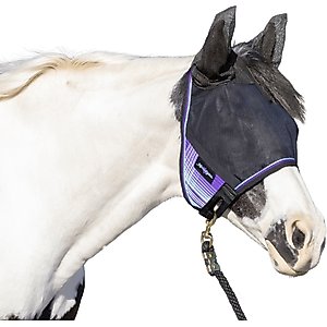 Kensington Protective Products UViator CatchMask with Ears Horse Fly Mask, Large, Lavender Mint