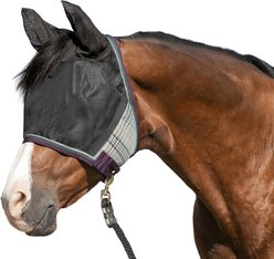 Kensington Protective Products UViator CatchMask with Ears Horse Fly Mask, Warmblood, Imperial Jade