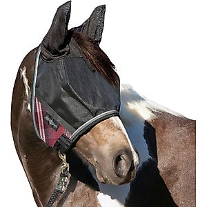 Kensington Protective Products UViator CatchMask with Ears Horse Fly Mask, Large, Merlot