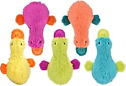 Multipet Duckworth Webster Squeaky Plush Dog Toy, Color Varies