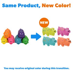 Multipet Latex Polka Dot Globlet Squeaky Pig Dog Toy, Color Varies, 4-in, 1 count