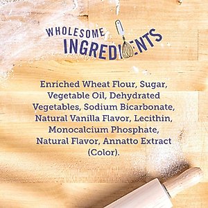 Three Dog Bakery Birthday Confetti Lick’n Crunch Cookie Puppy Treats, 13-oz box