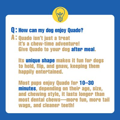Show full view: N-Bone Quada BBQ Flavored Interactive Large Dental Dog Treat, 1 count slide 6 of 11