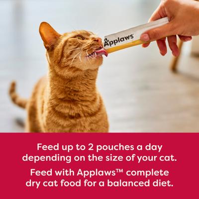 Show full view: Applaws Holiday Selection Grain-Free Tuna Puree Lickable Cat Treats, 0.5-oz tube, 24 count slide 6 of 7