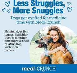 MEDI CRUNCH Human-Grade Peanut Butter Crunchy Ice Cream Cone Pill Pouches Dog Treats, 30 count, case of 1 slide 2 of 8