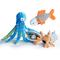 Show in main carousel: Nocciola Sea Creatures Octopus Shark Crab Mussel Variety Pack Crinkle Squeaky Dog Toy, 4 count slide 1 of 9