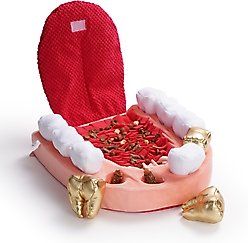 Nocciola Teeth Enrichment Crinkle Snuffle Mat Squeaky Dog Toy, 11 count slide 1 of 8