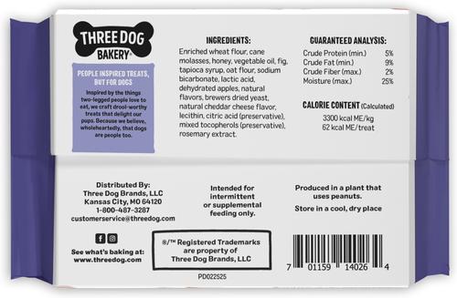 Show full view: Three Dog Bakery Double Rewards Apple Chicken-Free Soft & Chewy Dog Treats, 10-oz box slide 3 of 8