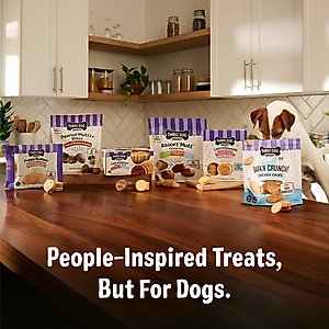 Three Dog Bakery Birthday Confetti Lick’n Crunch Cookie Puppy Treats, 13-oz box