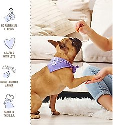 Three Dog Bakery Bitty Bites Carob & Peanut Butter Dog Treats, 13-oz box slide 2 of 7