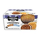 Three Dog Bakery Lick'n Crunch Vanilla & Peanut Butter Cookie Dog Treats, 26-oz box, 2 pack