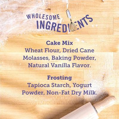 Show full view: Three Dog Bakery Ultimate Celebration Birthday Vanilla Cake Mix Dog Treat, 11-oz box slide 7 of 9