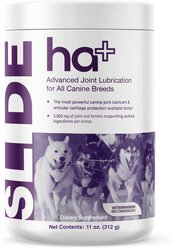 SLIDE Joint Care Hyaluronic Acid UCII Collagen Joint Supplement for Dogs, 11-oz jar