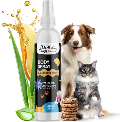 Alpha Dog Series Alpha Dog Series Aloe, Odor Eliminator Sugar Cookie Dog & Cat Grooming Deodorizer Spray, 8-fl oz bottle