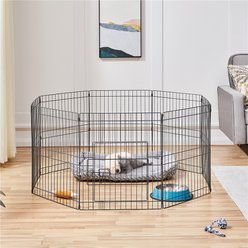Yaheetech Metal Dog Playpen, 8-Panel, 24-in