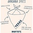 Show in main carousel: Maptote Dallas Dog Bandana, Red/Navy, Small slide 4 of 4