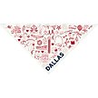 Show in main carousel: Maptote Dallas Dog Bandana, Red/Navy, Small slide 1 of 4